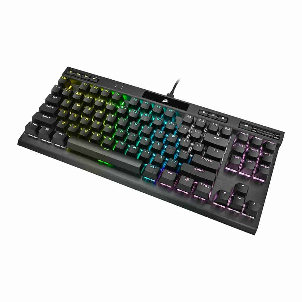 (image for) Corsair K70 RGB TKL CHAMPION SERIES Cherry MX Mechanical Refurbished Gaming Keyboard